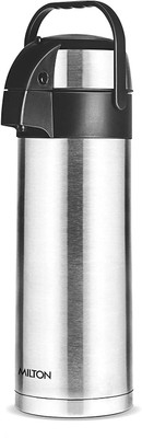 MILTON 4500 ml Steel Flask(Pack of 1, Silver)
