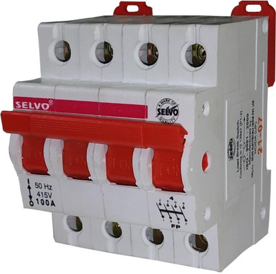 Selvo 100A FOUR POLE ISOLATOR MCB(4)