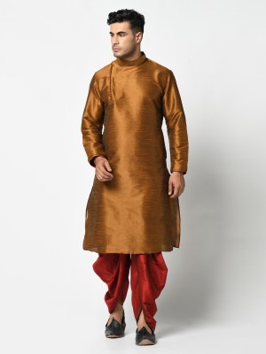 DEYANN Men Kurta Dhoti Set