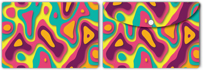 Nourish Plastic Document Folder(Set Of 2, Multicolour-3-D)