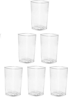 Somil (Pack of 6) Multipurpose Drinking Glass -B948 Glass Set Water/Juice Glass(350 ml, Glass, Clear)