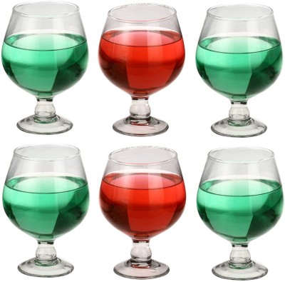 AFAST (Pack of 6) E_Wine-M6 Glass Set Wine Glass(300 ml, Glass, Clear)