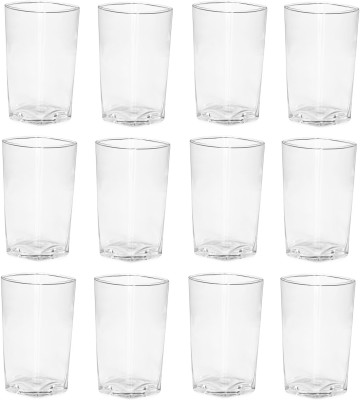 AFAST (Pack of 12) E_Gloss-J12 Glass Set Water/Juice Glass(300 ml, Glass, Clear)