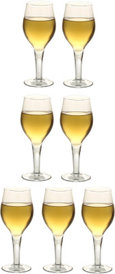 AFAST (Pack of 7) E_Wine-H7 Glass Set Wine Glass(200 ml, Glass, Clear)