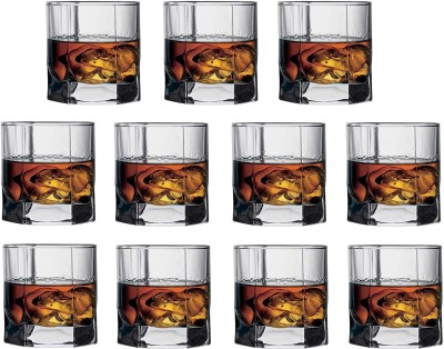 AFAST (Pack of 11) E_pahal_11 Glass Set Whisky Glass(150 ml, Glass, Clear)