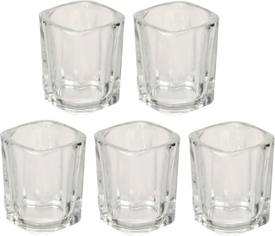 AFAST (Pack of 5) E_Glass-DG5 Glass Set Shot Glass(30 ml, Glass, Clear)