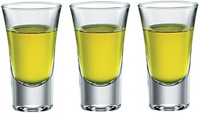 AFAST (Pack of 3) E_y9003_3 Glass Set Shot Glass(20 ml, Glass, Clear)