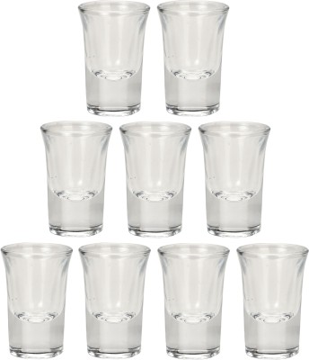 Somil (Pack of 9) Multipurpose Drinking Glass -B831 Glass Set Shot Glass(30 ml, Glass, Clear)