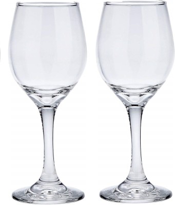 AFAST (Pack of 2) E_WineHub-E2 Glass Set Wine Glass(200 ml, Glass, Clear)