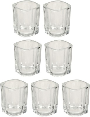 Somil (Pack of 7) Multipurpose Drinking Glass -B841 Glass Set Shot Glass(50 ml, Glass, Clear)