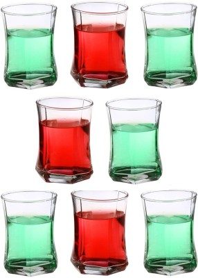 1st Time (Pack of 8) Glassesware: Lifting Your Sips to Unforgettable Moments, Glass, Clear,Pack Of 8 Glass Set Water/Juice Glass(280 ml, Glass, Clear)