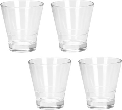 AFAST (Pack of 4) E_Gloss-B4 Glass Set Shot Glass(20 ml, Glass, Clear)
