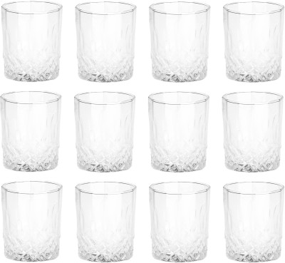 Somil (Pack of 12) Multipurpose Drinking Glass -B967 Glass Set Whisky Glass(200 ml, Glass, Clear)