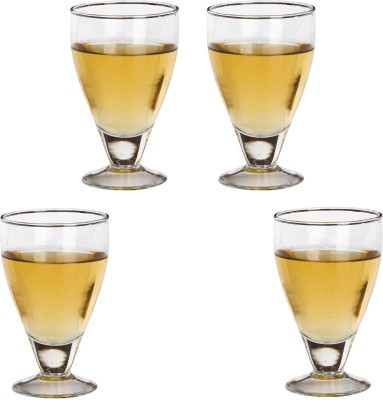 AFAST (Pack of 4) E_Wine-G4 Glass Set Wine Glass(200 ml, Glass, Clear)