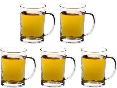 1st Time (Pack of 5) Party Stylish Glasses/ Mug: Making Every Moment Unforgettable - C15 Glass Set Beer Mug(350 ml, Glass, Clear)