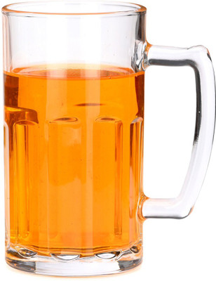 AFAST E_Bear-F1 Glass Beer Mug(600 ml, Glass, Clear)