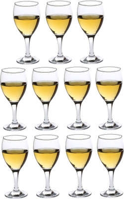 Somil (Pack of 11) Multipurpose Drinking Glass -B1086 Glass Set Wine Glass(250 ml, Glass, Clear)