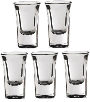 AFAST (Pack of 6) E_GGlass-S6 Glass Set Shot Glass(20 ml, Glass, Clear)