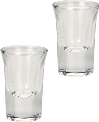 AFAST (Pack of 2) E_Glass-DF2 Glass Set Shot Glass(20 ml, Glass, Clear)