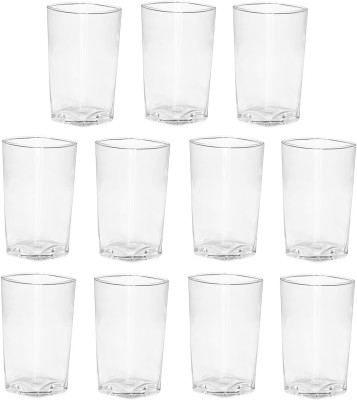 Somil (Pack of 11) Multipurpose Drinking Glass -B942 Glass Set Water/Juice Glass(350 ml, Glass, Clear)