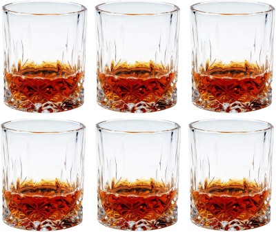 AFAST (Pack of 6) E_FNGlass-P6 Glass Set Whisky Glass(200 ml, Glass, Clear)