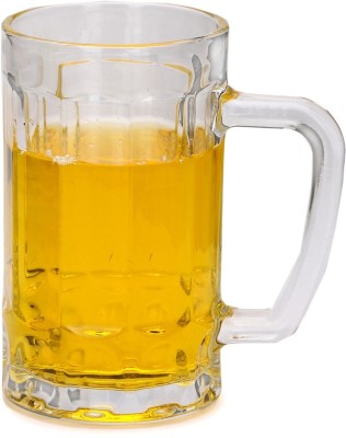 Somil Multipurpose Drinking Glass -B399 Glass Beer Mug(400 ml, Glass, Clear)