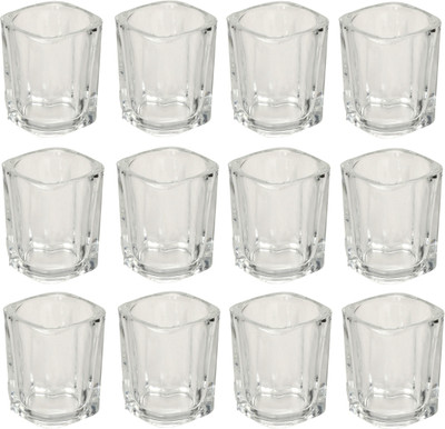Somil (Pack of 12) Multipurpose Drinking Glass -B835 Glass Set Shot Glass(50 ml, Glass, Clear)