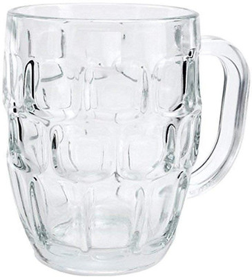 AFAST E_FNBear-C1 Glass Beer Mug(550 ml, Glass, Clear)