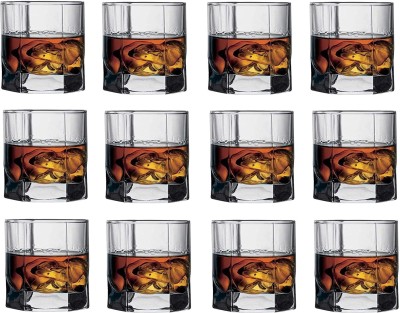 Somil (Pack of 12) Multipurpose Drinking Glass -B1015 Glass Set Water/Juice Glass(150 ml, Glass, Clear)