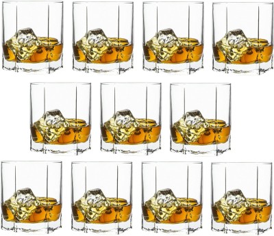 Somil (Pack of 11) Multipurpose Drinking Glass -B485 Glass Set Water/Juice Glass(150 ml, Glass, Clear)