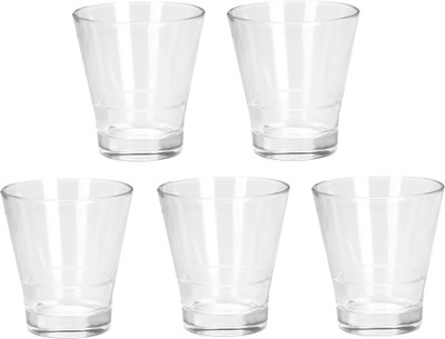 AFAST (Pack of 5) E_Gloss-B5 Glass Set Shot Glass(20 ml, Glass, Clear)