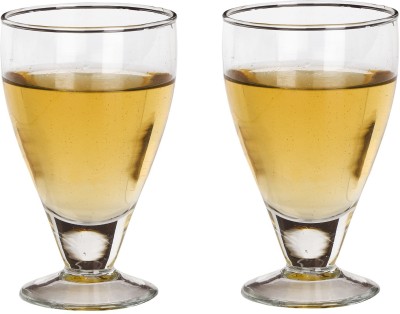 Somil (Pack of 2) Multipurpose Drinking Glass -B1100 Glass Set Wine Glass(250 ml, Glass, Clear)