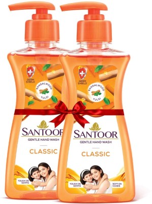 Santoor SANTOORCLASSICHANDWASH Hand Wash Pump Dispenser(2 x 100 ml)