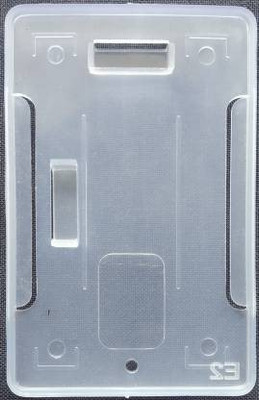 Dey 's stationery store Plastic ID Badge Holder(Pack of 10)