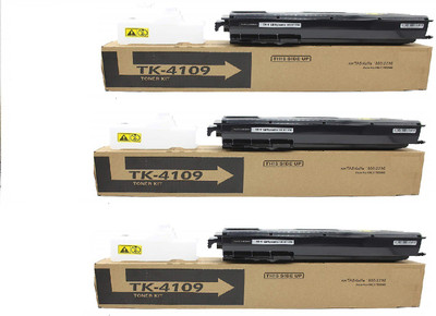 FINEJET TK-4109/ Tk-4105 / Tk-4018 Toner Cartridge for For Use In Kyocera Mita Taskalfa 1800 / Taskalfa 2200 Taskalfa 1801 (PACK OF 3) Black Ink Cartridge