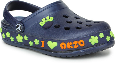 Abros Boys & Girls Sling Back Clogs(Blue , 4-4.5 Years)