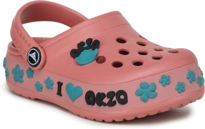 Abros Boys Sling Back Clogs(Pink , 3 - 4 Years)