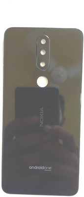 Spares4ever Nokia Nokia 7.1 Black Back Panel(Black)