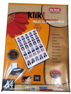 DESMAT A4 Unruled A4 180 gsm Photo Paper(Set of 1, White)