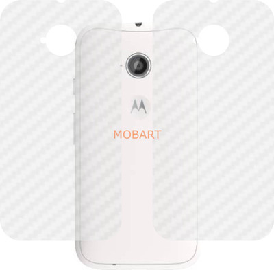 MOBART Back Screen Guard for Motorola Moto E (2nd Gen) 4G(Pack of 2)