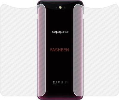 Fasheen Back Screen Guard for Oppo Find X(Pack of 2)