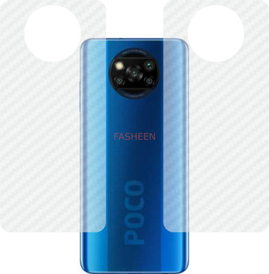 Fasheen Back Screen Guard for POCO X3(Pack of 2)