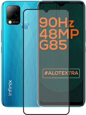 GORILLA FIVE Edge To Edge Tempered Glass for INFINIX HOT-10S:INFINIX HOT 10 PLAY, INFINIX SMART 4 PLUS, INFINIX SMART 4, INFINIX SMART 5(Pack of 1)