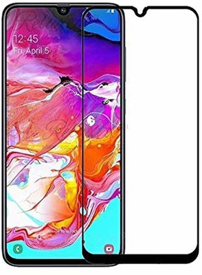 DropFit Edge To Edge Tempered Glass for Samsung Galaxy A70(Pack of 1)