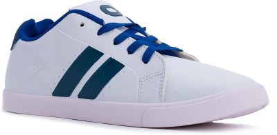Pro Contrast Patch Stitch Sneakers For Men(White)