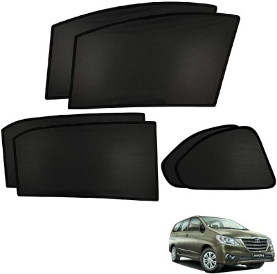 AuTO ADDiCT Side Window Sun Shade For Toyota Innova(Black)