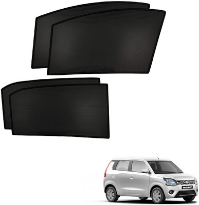 AuTO ADDiCT Side Window Sun Shade For Maruti Suzuki WagonR(Black)