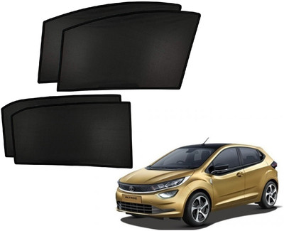 AuTO ADDiCT Side Window Sun Shade For Tata Altroz(Black)