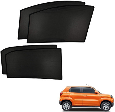 AuTO ADDiCT Side Window Sun Shade For Maruti Suzuki S-Presso(Black)