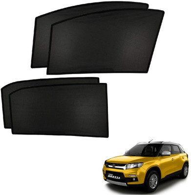 AuTO ADDiCT Side Window Sun Shade For Maruti Suzuki Vitara Brezza(Black)
